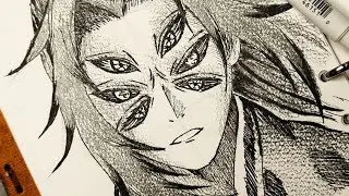 Drawing Kokushibo 💁🏼😵👉.[Kimetsu no Yaiba]