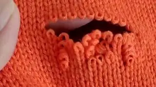 The Easiest Way to Mend a Hole in a Sweater, 🌹💯Tutorial For Beginners