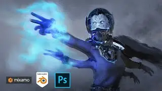 Shortcut your design time - Character Art in Blender and Photoshop