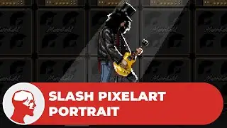 Slash Pixelart portrait