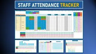 Demo: Attendance & Leave Tracker / Sheets | Excel Template