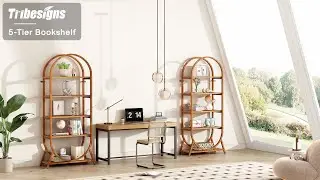 Tribesigns 5-Tier Bookshelf - XK00607 #homedecor #interiordesign