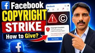 Facebook Copyright | How to give copyright strike on facebook | copyright copyright strike