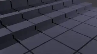 cube grid animation test (render interupted)