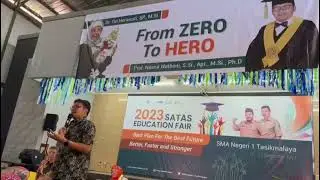 Tips Sukses Jadi Profesor Termuda : From Hero to Zero | Edu Fair 2023 SMANSATAS
