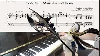 Code Vein - Main Menu Theme Piano Cover with Sheet Music