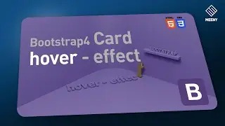 Bootstrap4 card hover animation css effect