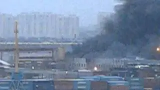 Пожар в Москве (Печатники) 04.03.2012 в 19:15