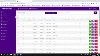 Creating Application Menus in PHPRad Studio