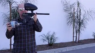 Spyder Victor Paintball Gun - Shooting