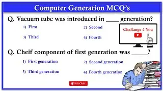 100+ Top MCQ's on Generation of Computer with Answers | Computer mcq question with answers