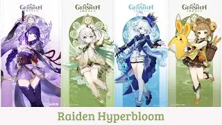 Raiden Hyperbloom vs World Bosses | Boss Fight | Genshin Impact