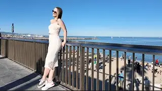 Beach Day in Barcelona 🇪🇸