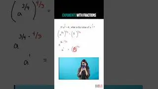 Exponent with Fractions SAT Practice #maths #satmath #mathematics #shorts