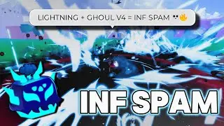 GHOUL V4 + LIGHTNING is Literally INFINITE SPAM 💀... (bloxfruits)