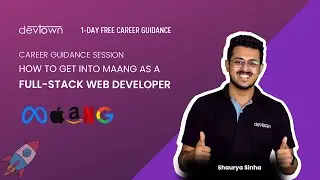 [LIVE] | 1-Day Career Guidance | How to get into MAANG as a Full-Stack Web Developer