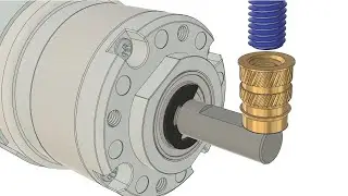 How to Use Threaded Inserts in Your 3D Printed Parts- Example with DC Motor in Fusion 360