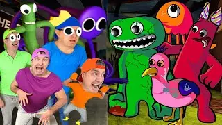 Rainbow Friends VS Garten of Banban VS Real Life (FNF Friends To Your End but Characters Sing It)