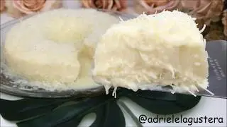 Receita de Pudim de Coco fácil, rápido, prático e não vai no fogo.
