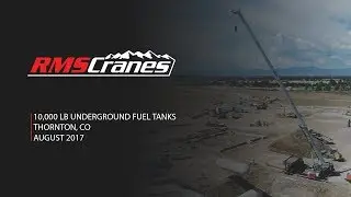 RMS Cranes - Link Belt HTC86110 - 10,000 lb Fuel Tanks (Drone Video)