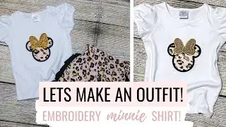 EMBROIDERY Minnie Mouse Shirt | Beginner Friendly