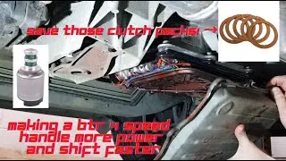 How to make your 4 speed xr6 turbo transmission shift harder for free (Btr 4 speed S5 Mod)