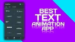 best text animation application in pixelflow  ||AM SHARE TAMIL||