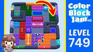 Color Block Jam Level 749 Solution Walkthrough