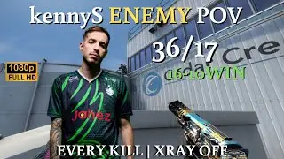 Retired kennyS 36Kills vs LVL 8 avg | Nuke | FACEIT | ENEMY POV | CSGO