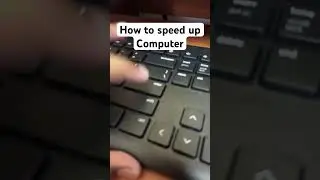 How to speed up laptop or PC 