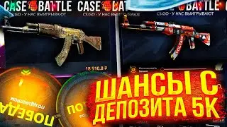 КЕЙС БАТЛ ПРОВЕРКА С 5000 РУБЛЕЙ! КАК СЕЙЧАС ВЫДАЁТ CASE-BATTLE?