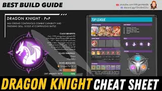 Dragon Knight Cheat Sheet - Legend of Neverland