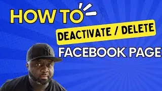 How To Deactivate or Delete Facebook Page in 2024