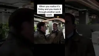 When it’s finally friday 🥺🎉 #alison #corporatehumor