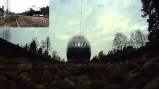 Kamera under tog -  Camera under train