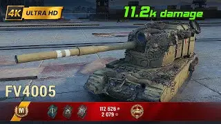 FV4005 Stage II 💥 5 Kills / 11.2k Damage 💥 WoT Replay #249