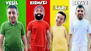 24 SAAT BOYUNCA TEK RENK CHALLENGE 🌈  