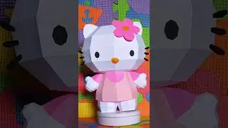 Papercraft ✂️Hello Kitty.🐱🌺✨