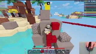 Beating Hacker with NEW Mummy Skin | Roblox Bedwars