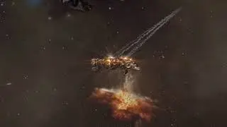 EVE Online Blood Battleship Explosion - 3