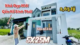 Nhà Trệt Lầu 5x25m 3 Phòng Ngủ, 2 Wc, Sân Trước Để Ô Tô.. Gần Hồ Sinh Thái | Mỹ Hạnh Bắc, Đức Hoà