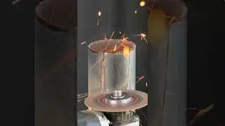 How to weld a square iron bar to a circular one! 🙌