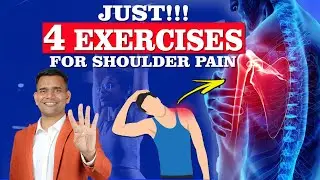 4 Simple Exercises For Shoulder Pain , Uneven Shoulder - Dr. Vivek Joshi