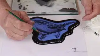 How We Paint on Stained Glass Video #2