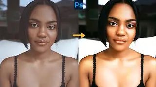 Retouch and Color grade a flat image in Photoshop easily.