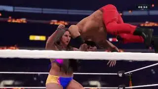 Indian Pooja Sing vs. Braun Strowman The Best Intergender Match in WWE History |WWE October 13, 2024