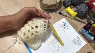 Шаль крючком 