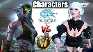Can You Make Good-Looking Characters in WoW? (Compared to FFXIV)