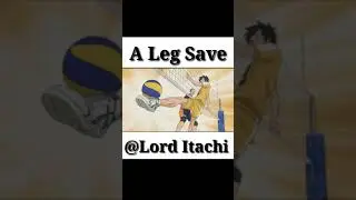 A Leg Save 🦵 || Haikyuu #short #anime #amv