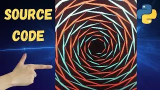 3D Design source code using Python turtle graphics | Python graphics source code | Projects || 6 ||